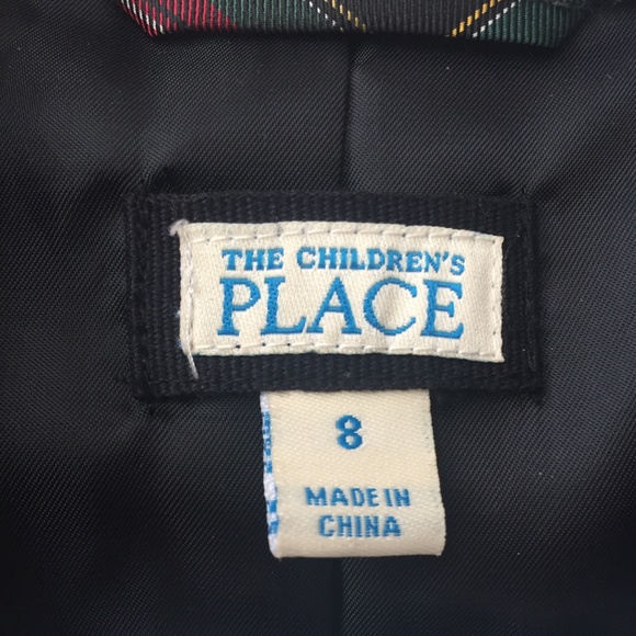 Boy's Houndstooth Festive Blazer Size 8 - Picture 3 of 3